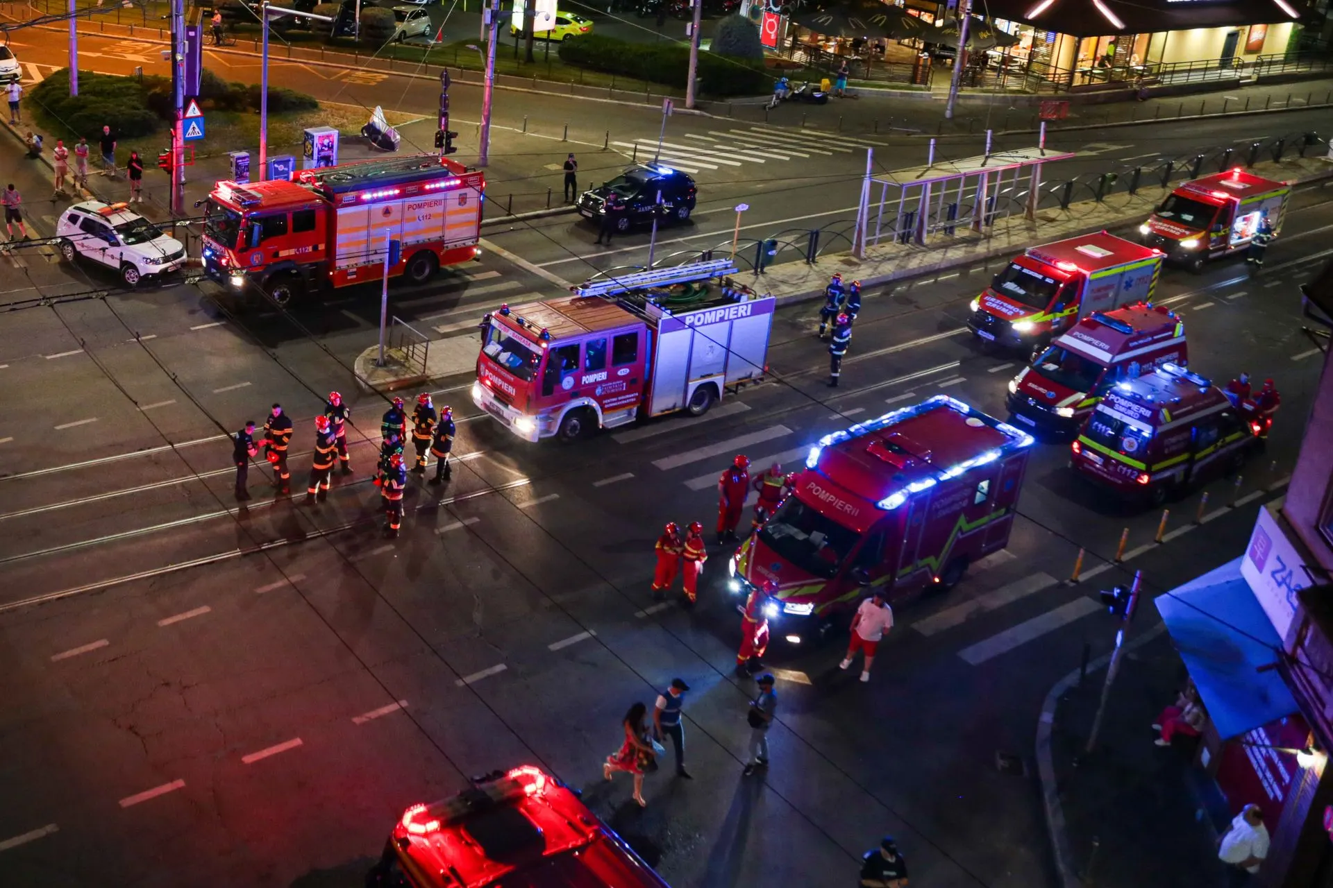 Bilanț ISU pe București–Ilfov: nouă incendii, inclusiv la Ana Aslan
