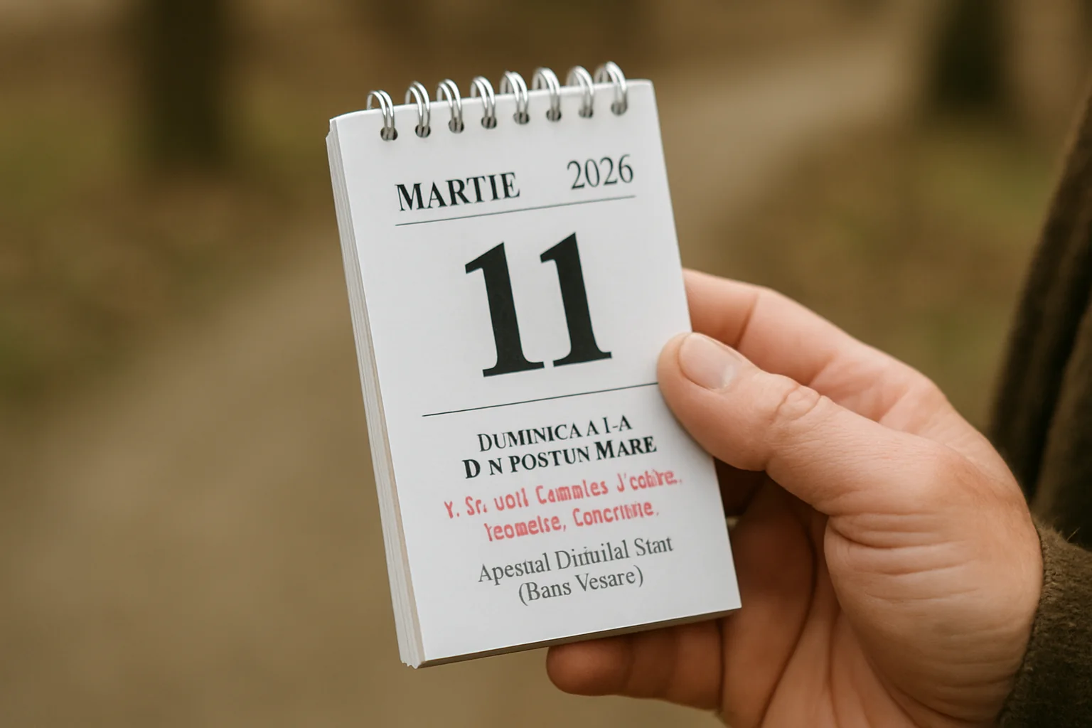 Calendar ortodox – 2026-03-11