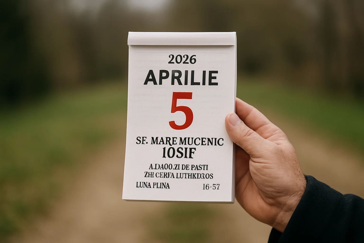 Calendar ortodox – 2026-04-05