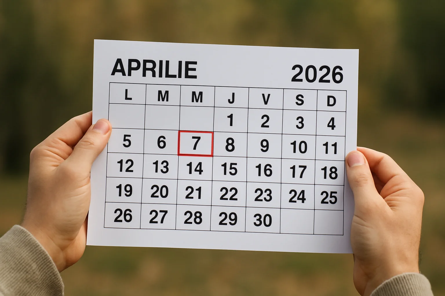 Calendar ortodox – 2026-04-07