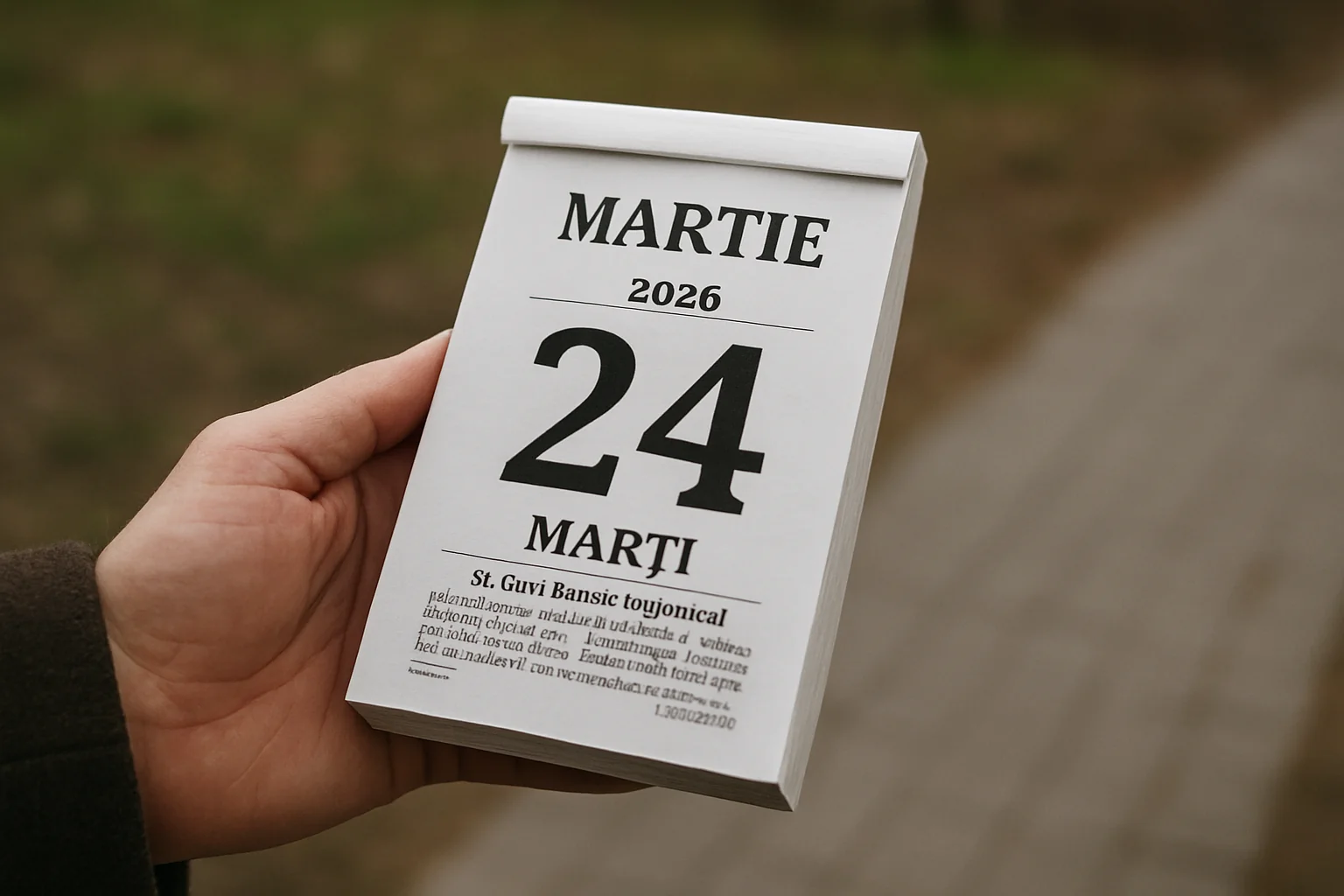 Calendar ortodox – 24 martie 2026