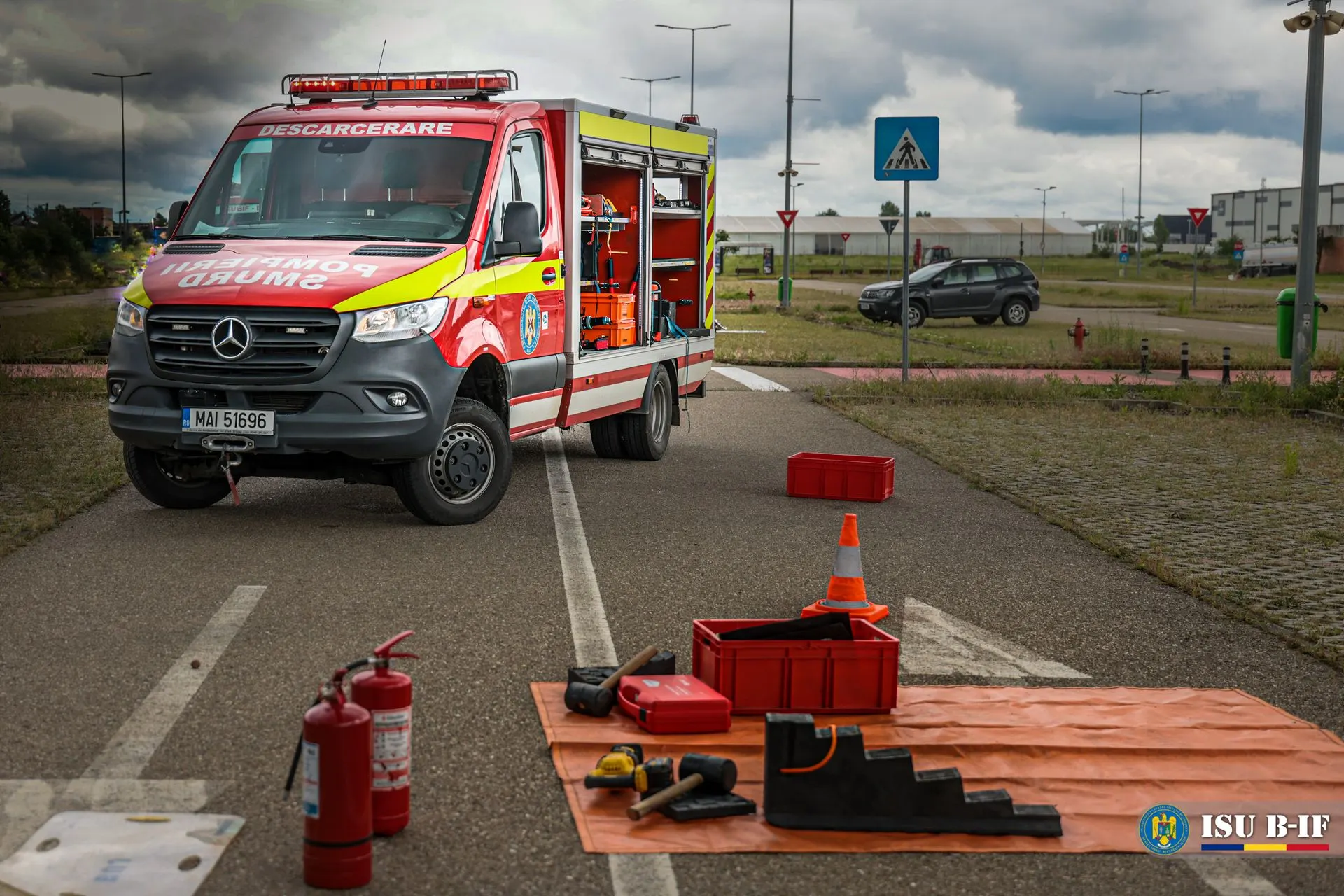 Centura Bucureștiului, zona Tunari: accident între două tiruri și un autoturism