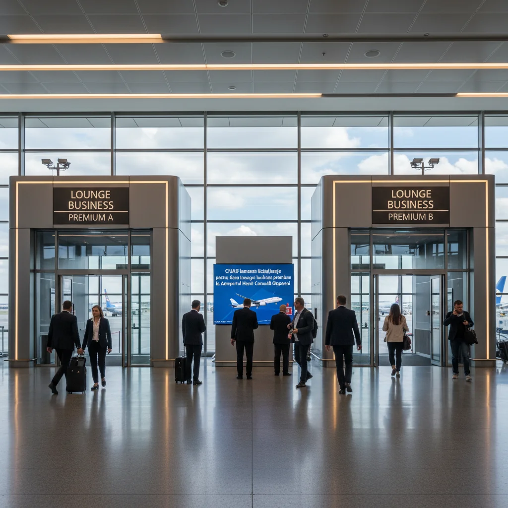Două lounge-uri business premium, scoase la licitație pe Aeroportul Henri Coandă din Ilfov