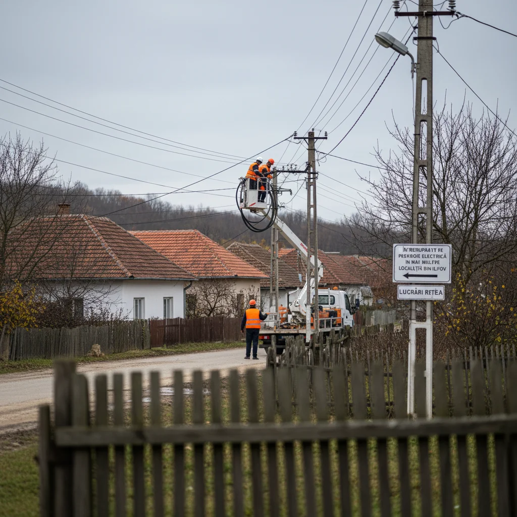 Întreruperi programate de energie electrică anunțate în județul Ilfov la final de februarie