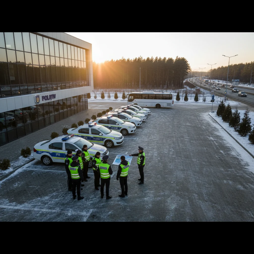 IPJ Ilfov mobilizează peste 300 de polițiști zilnic în minivacanța de Anul Nou în județul Ilfov