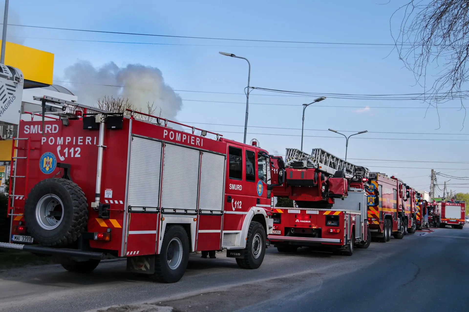 352 de urgențe ISU B-IF; incendiu de vegetație la Sintești
