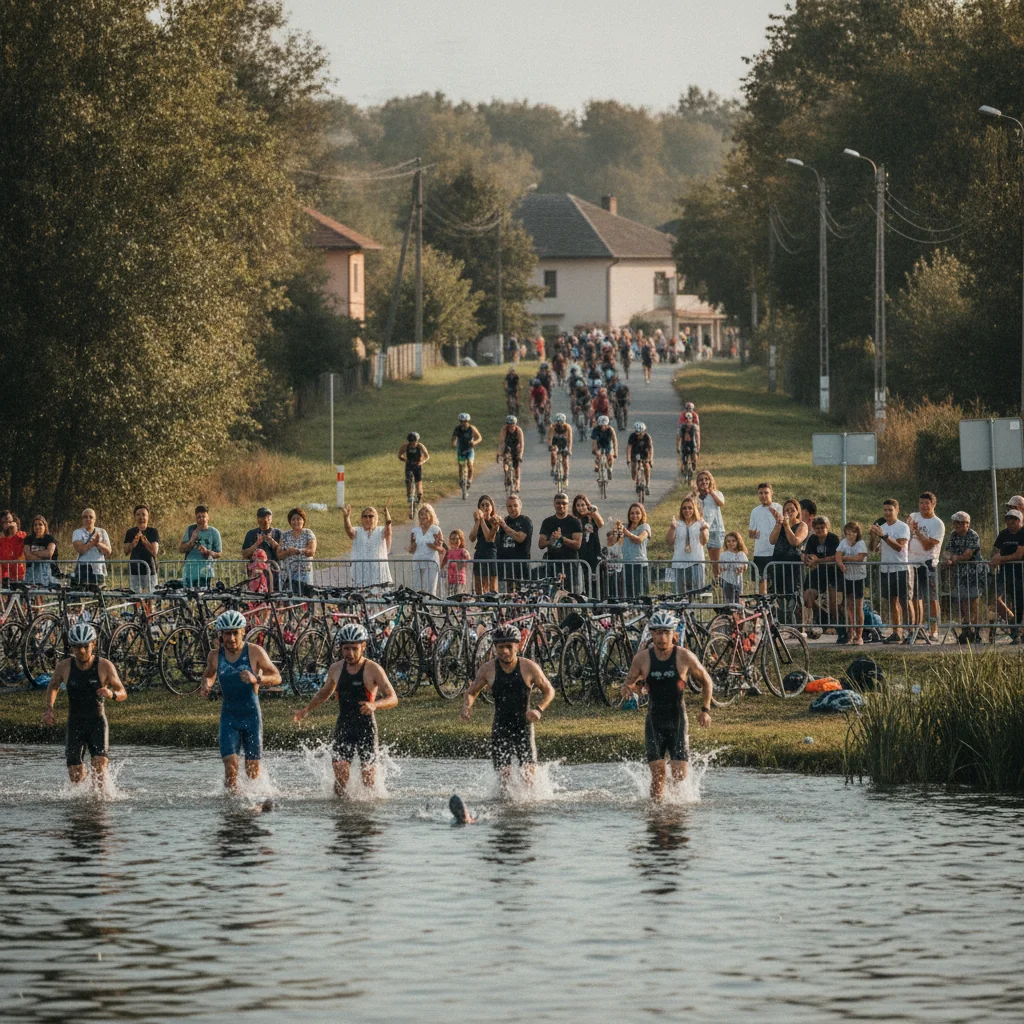 Triatlon Pantelimon: Peste 500 de participanți la ediția a III-a, cu Campionat Național